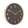 Karlsson seinäkello Pure Wood Grain Medium