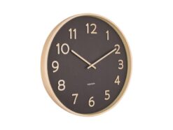 Karlsson seinäkello Pure Wood Grain Medium