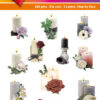 Hearty Crafts Easy 3D Toppers – 3D-paketti Osanotto kynttilät