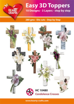 Hearty Crafts Easy 3D Toppers – 3D-paketti Ristit