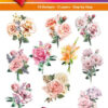 Hearty Crafts Easy 3D Toppers – 3D-paketti Kukkakimput