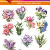 Hearty Crafts Easy 3D Toppers – 3D-paketti Keväiset kukat