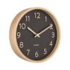 Karlsson seinäkello Pure Wood Grain Small