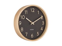 Karlsson seinäkello Pure Wood Grain Small