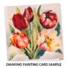 Timanttimaalauskortti Hearty Crafts Tulppaanit 16x16cm