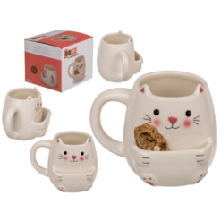 Keraaminen muki "Cookie Cudler" Kissa