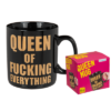 Keraaminen muki Queen of fucking everything