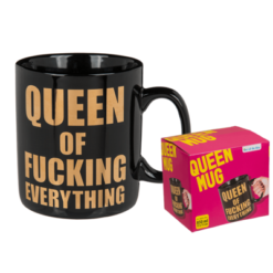Keraaminen muki Queen of fucking everything