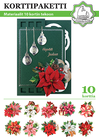 Joulutähdet-tarvikepaketti