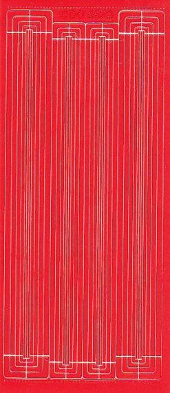 Ääriviivatarra Punaiset reunat