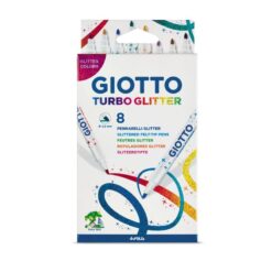 Giotto Turbo Glitter-tussit 8kpl