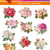 Hearty Crafts Easy 3D Toppers – 3D-paketti Vintage ruusut