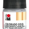 Marabu Colorado Gold metalliefektimaali 50ml Hopea