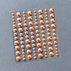 Simple and Basic – Enamel Dots Metallic Copper 3D-tarra